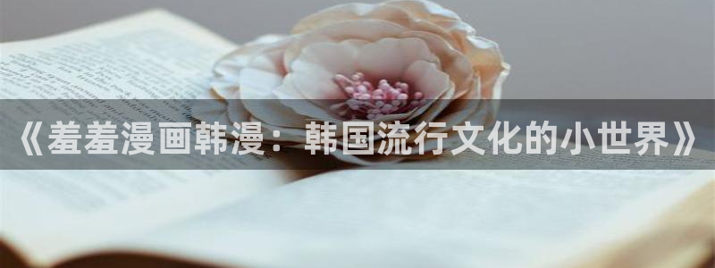 omofun最新纯净版：《羞羞漫画韩漫：韩国流行文化的小世界》